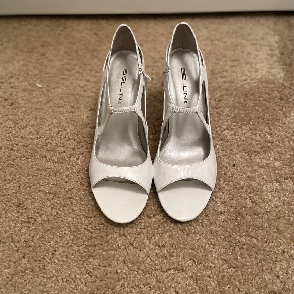 Bellini white heels